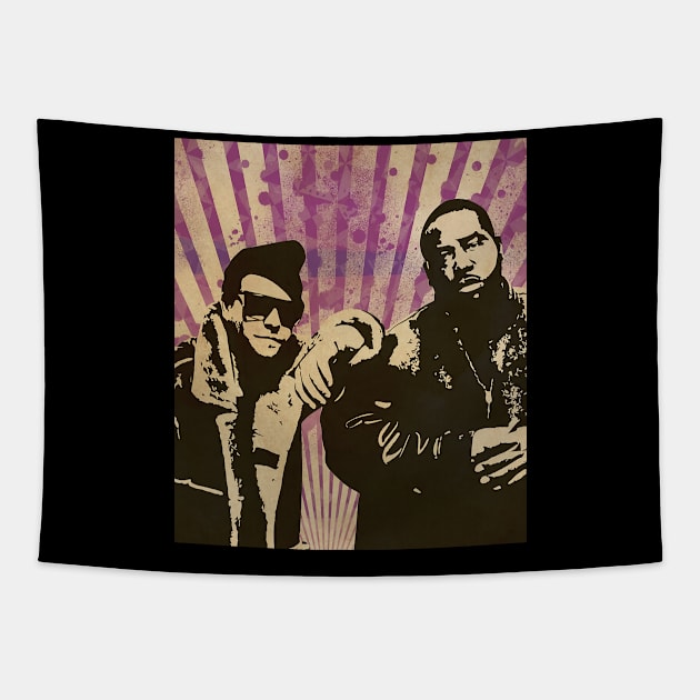 Run The Jewels // Retro Poster Hip Hop Tapestry by kulinermodern
