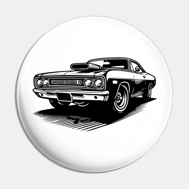 American Muscle Car Pin by raventink