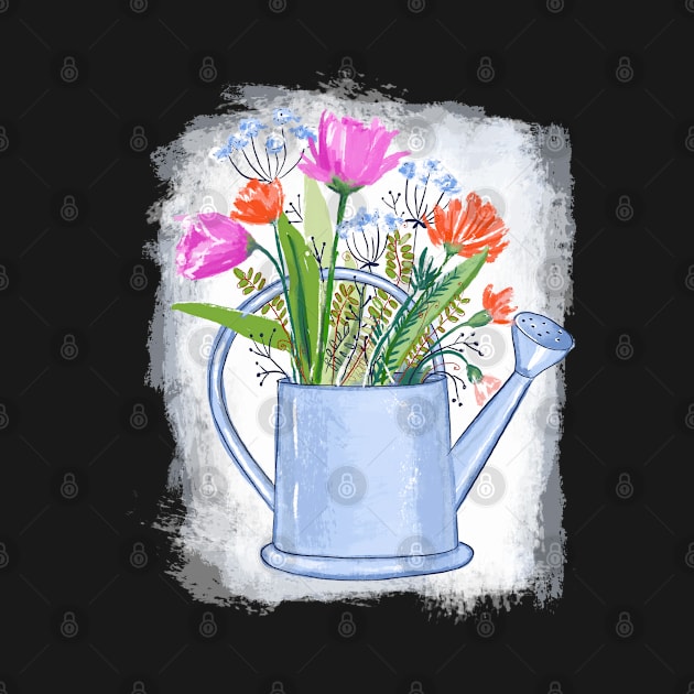 Denizko Flowers in watering can by denizko