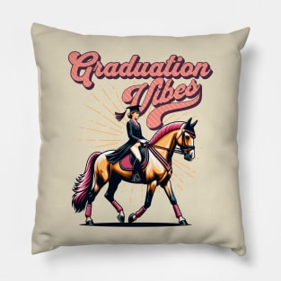 Horse Girl Graduate Pillow