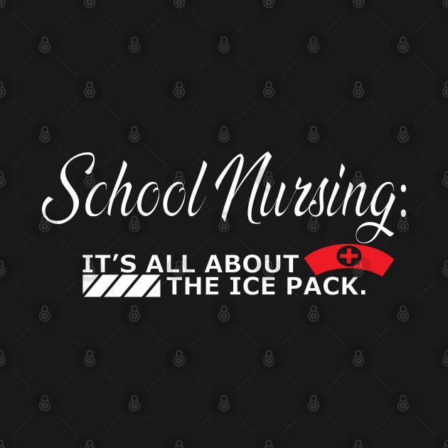 Nursing school It's all about the ice pack by KC Happy Shop