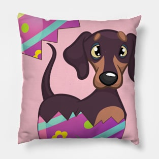 Easter dachshund easter funny gift Pillow