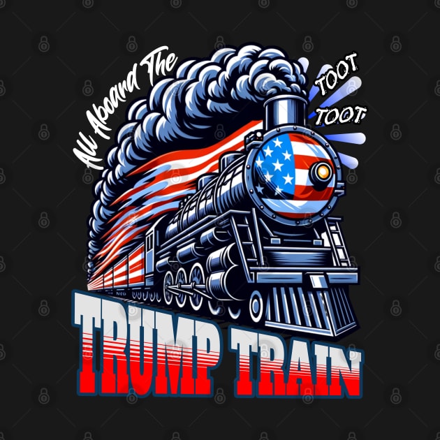 All Aboard the Trump Train 2024 by BankaiChu