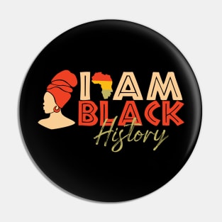 I Am Black History, Black Magic Women Pin