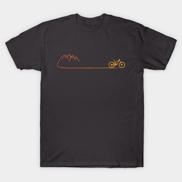 mountain bike mtb gift cycling cyclist mountain biker - Mountain Bike - T-Shirt