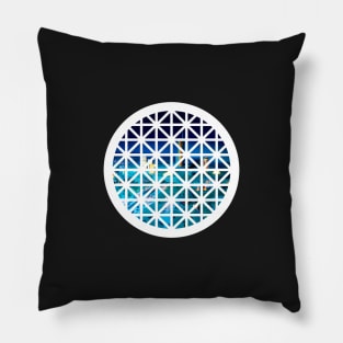 Progress City Spaceship Earth Pillow