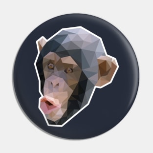 Poly Chimp Pin