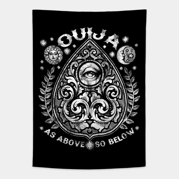 Victorian OUIJA Planchette Tapestry by Medusa Dollmaker