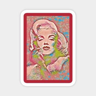 Monroe Pop art Magnet