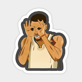 Stephen Curry basket Magnet