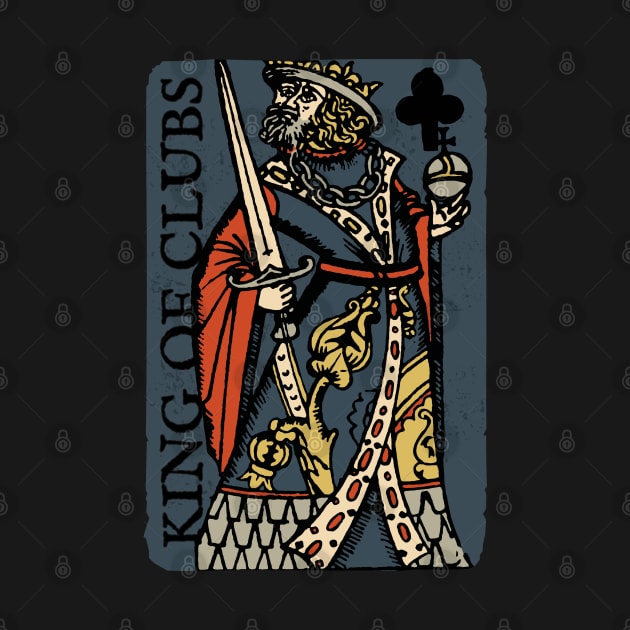 Character of Playing Card King of Clubs by KewaleeTee