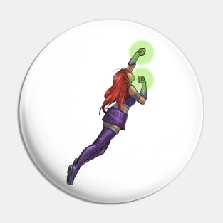 Starfire - Righteous Fury Pin