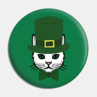 Irish St Patricks Day Funny Cat Lover Pin