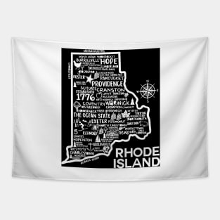 Rhode Island Map Tapestry