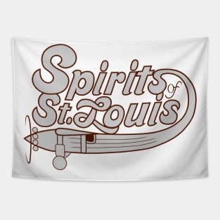 Retro Spirits of St. Louis Basketball Tapestry