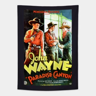 Vintage Western Movie Poster - Paradise Canyon Tapestry