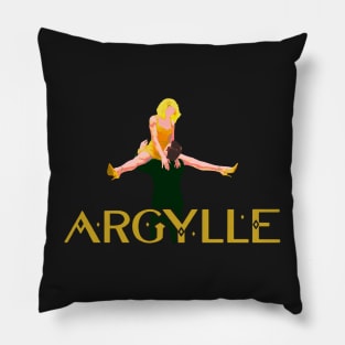 Henry Cavill as Argylle action movie 2024 graphic design Pillow