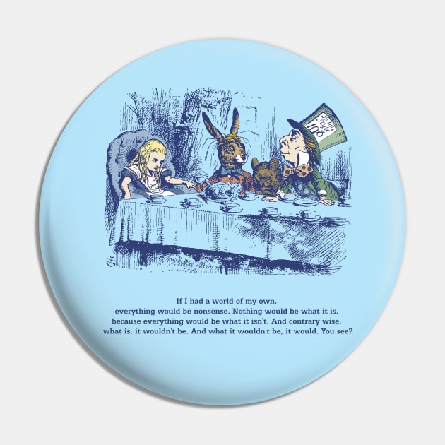 The Mad Tea Party Pin by SarahMurphy