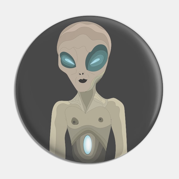 Alien Pin by ROCOCO DESIGNS