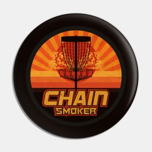 Disc Golf Chain Smoker Pin