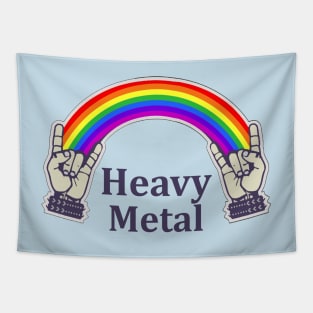 Heavy Metal Rainbow - Plain Tapestry