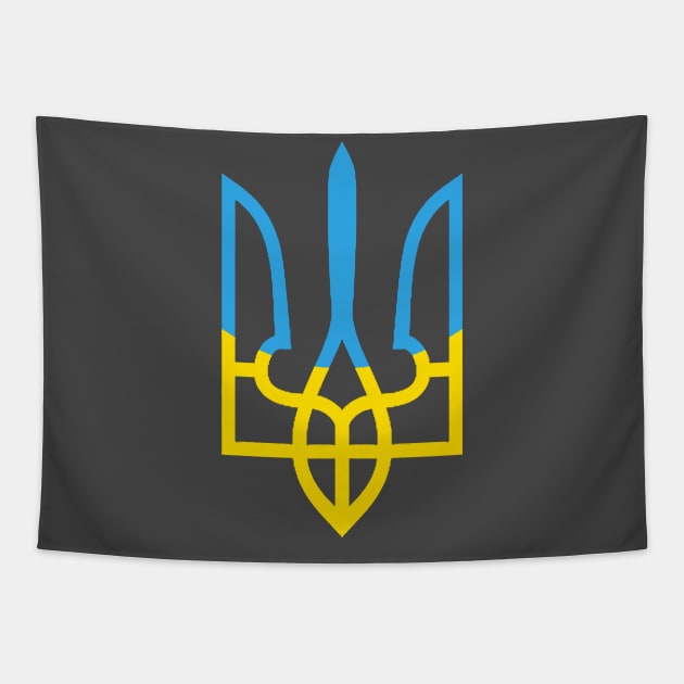 Ukraine trident Tapestry by TaipsArts