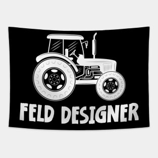 Landwirt Geschenk FELDDESIGNER Traktor Trecker Tapestry