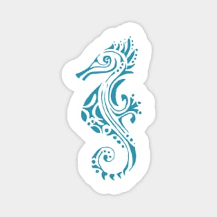 Seahorse turquoise tattoo Magnet