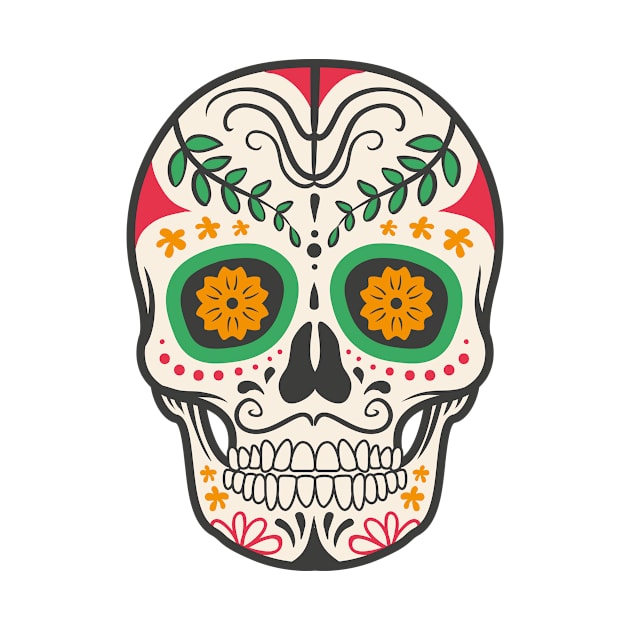 Colorful Skull by MaiKStore
