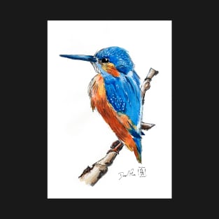 Watercolour Art - Kingfisher T-Shirt