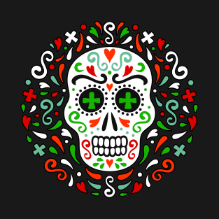 Christmas Sugar Skull T-Shirt