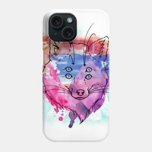 Mystical creature watercolor Phone Case