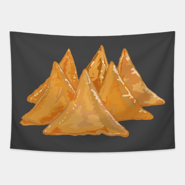 Samosas Tapestry by smithandco