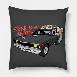 Death proof stuntman mike Chevy nova Pillow