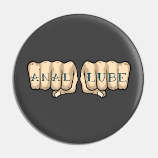 Anal lube tattoo Pin