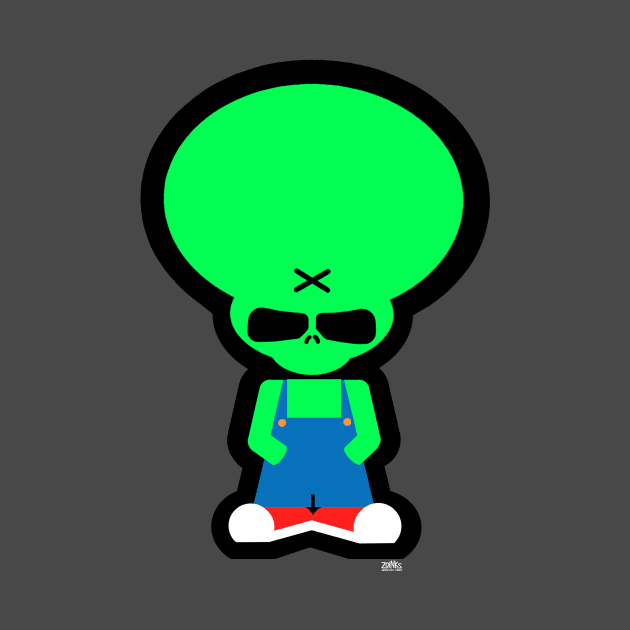 Cool Alien by ZoinksTeez