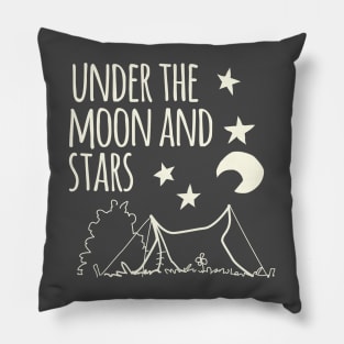 Under The Moon And Stars Pillow