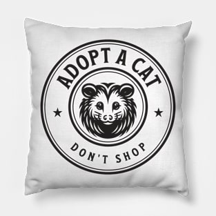 Adopt a cat Pillow