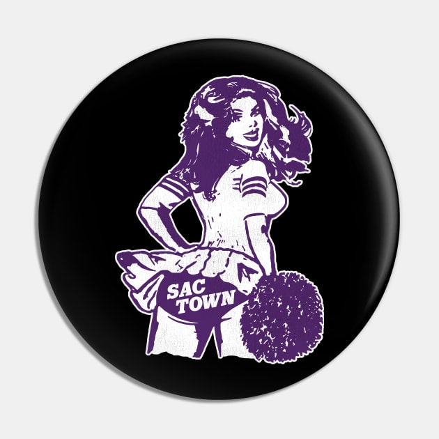 Sacramento Cheerleader Pin by darklordpug