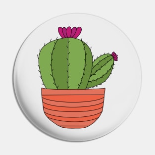 Cute Cactus Design #40: Big And Sideways Cactus Pin