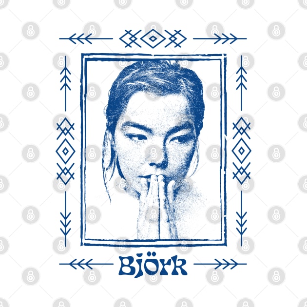 Björk / Vintage Style Aesthetic Fan Art Design by DankFutura