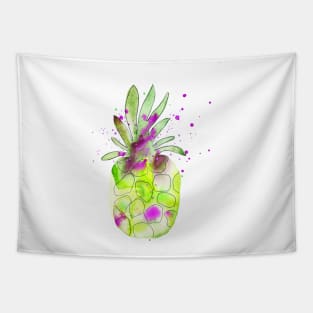 Watercolor pineapple Tapestry