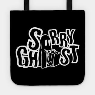 Sorry Ghost - Limited Run Trick or Treat (White Logo) T-Shirt Tote