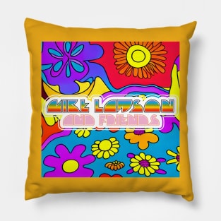 Psychedelic Flower - Mike Lawson and Friends Pillow