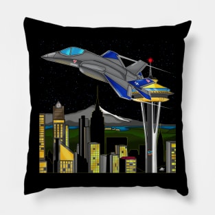 Space Needle Fly by Pillow