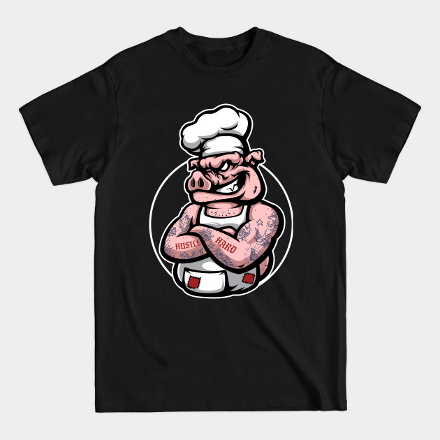 Discover Fat Chef Pig - Chefs - T-Shirt