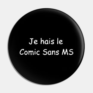 comic sans Pin