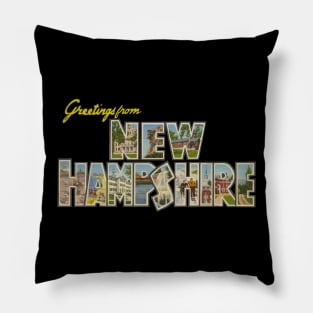 Greetings from New Hampshire Pillow