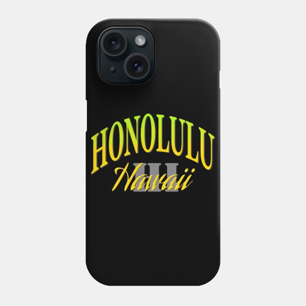 City Pride: Honolulu, Hawaii Phone Case by Naves