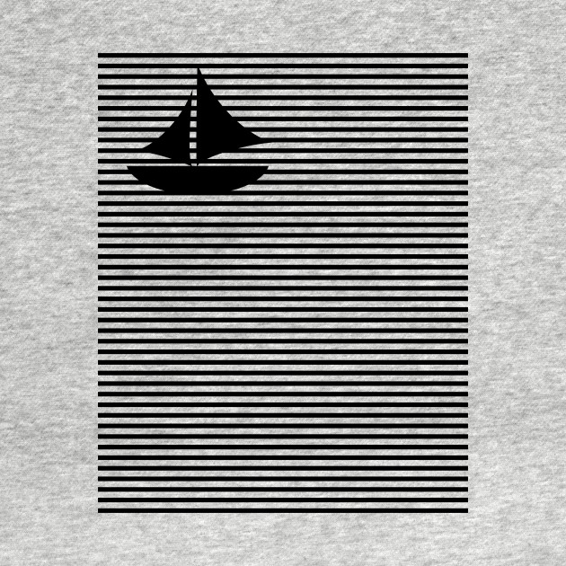 Disover Sailboat - Sailboat - T-Shirt